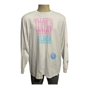 Pepsi White Graphic‎ Long Sleeve Shirt